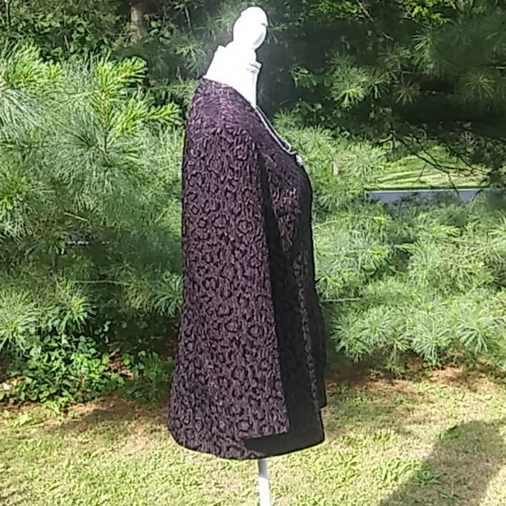 Vintage Moshita Couture Embroidered Jacket W/Rhinestone Accents - Picture 6 of 13